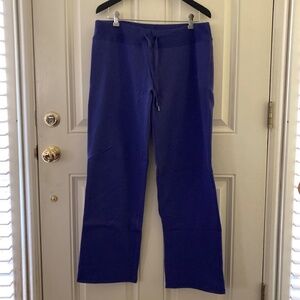 Zella Purple Pants/90% Cotton/10% Spandex/Drawstring Waist/M/EUC/WORN ONCE!